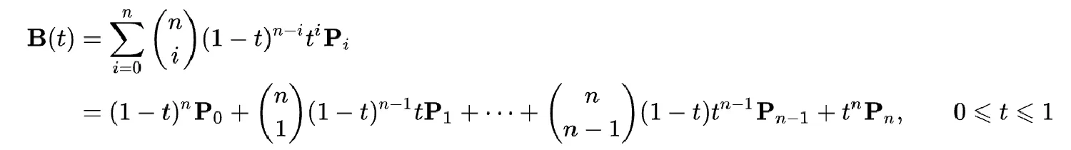 cubic bezier curve formula