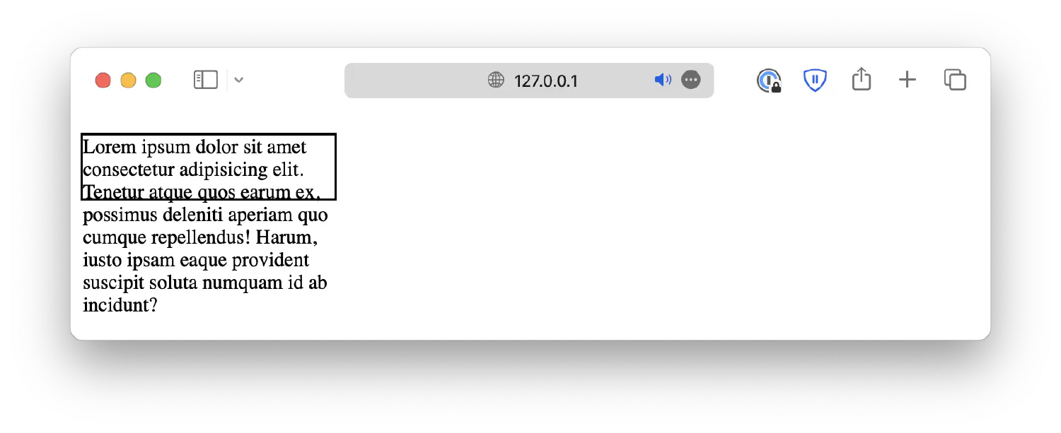 paragraph size