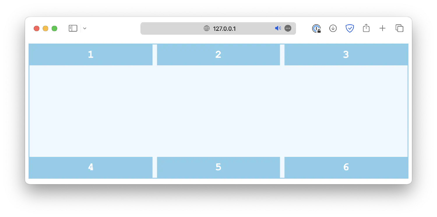 align content space between