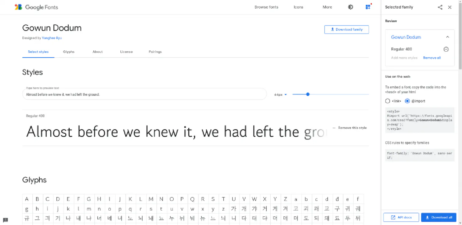 Google Fonts